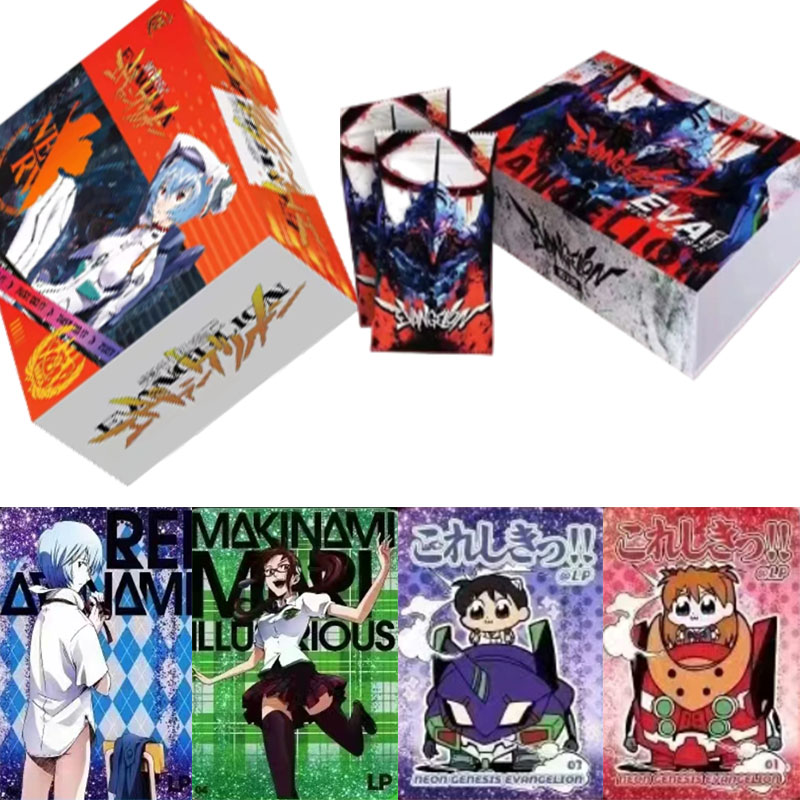 Evangelion Anime Merchandise - Cartões de Coleção Edição Limitada Neon