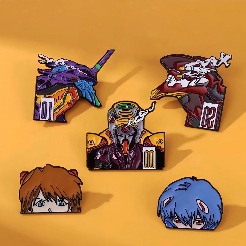 Evangelion Anime Merchandise - Broche de Metal Neon Genesis Ayanami