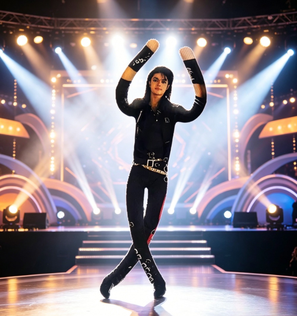 Anime Merchandise Plush Toys - Boneco de Pelúcia Articulado Michael Jackson: