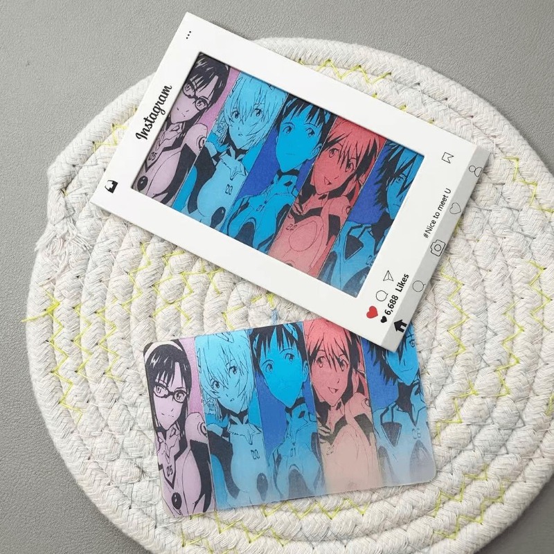 Evangelion Anime Merchandise - Cartões de eva shinji rei asuka