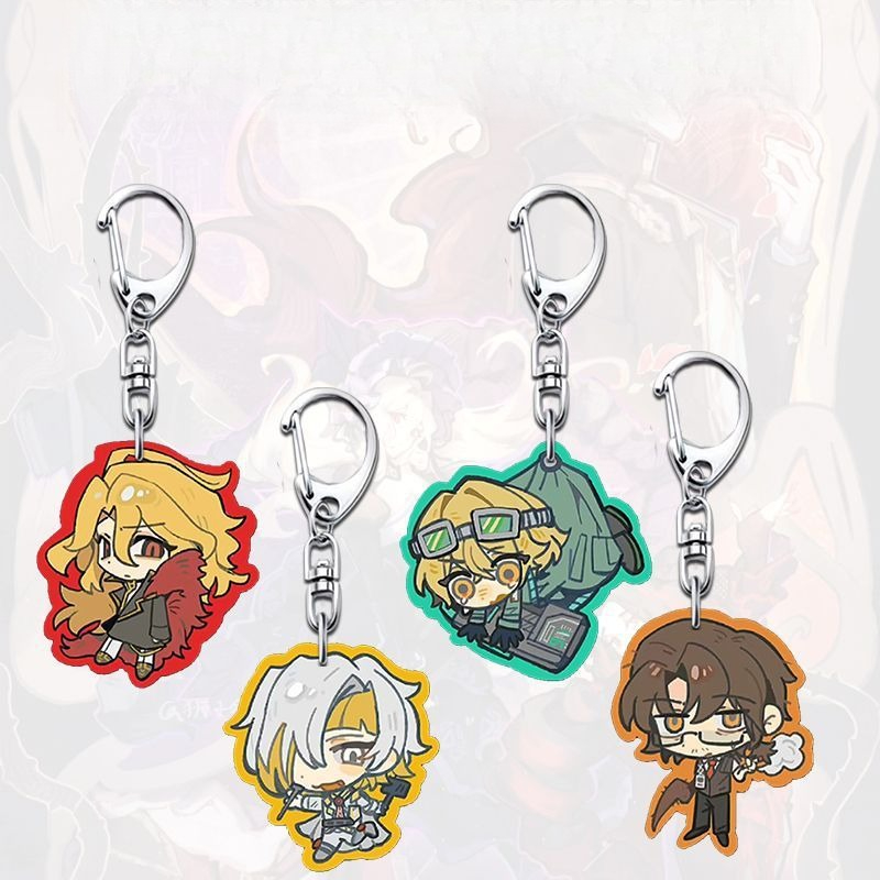 Anime Merchandise Companies - 4PCS Hot Limbus Company Series Chaveiro