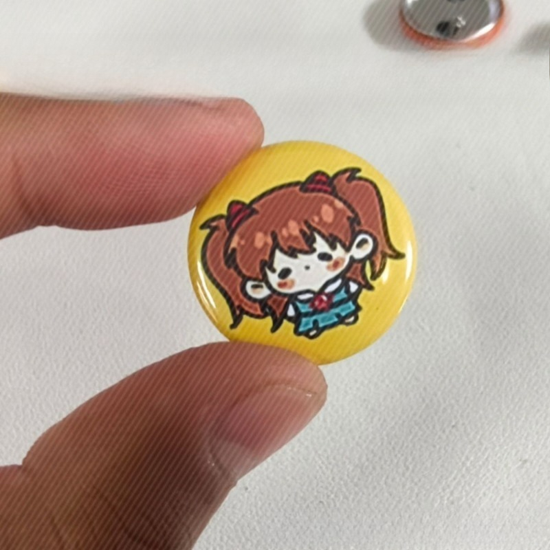 5 Peças de Broches Decorativos - Evangelion Anime Merchandise avaliação e preço