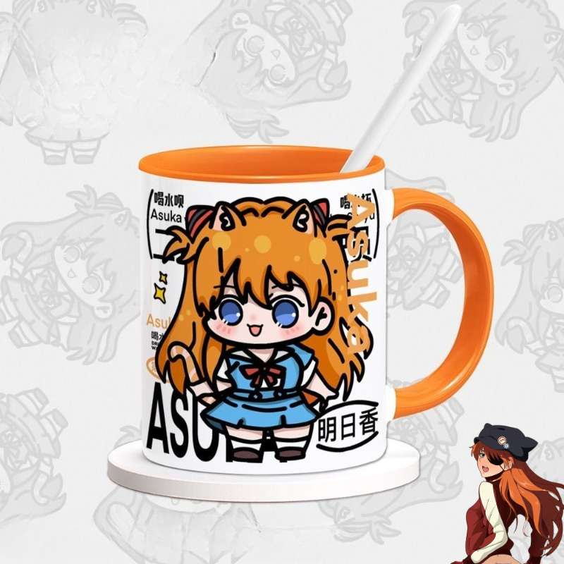 Caneca Criativa 2D Kawaii de E - Evangelion Anime Merchandise avaliação e preço