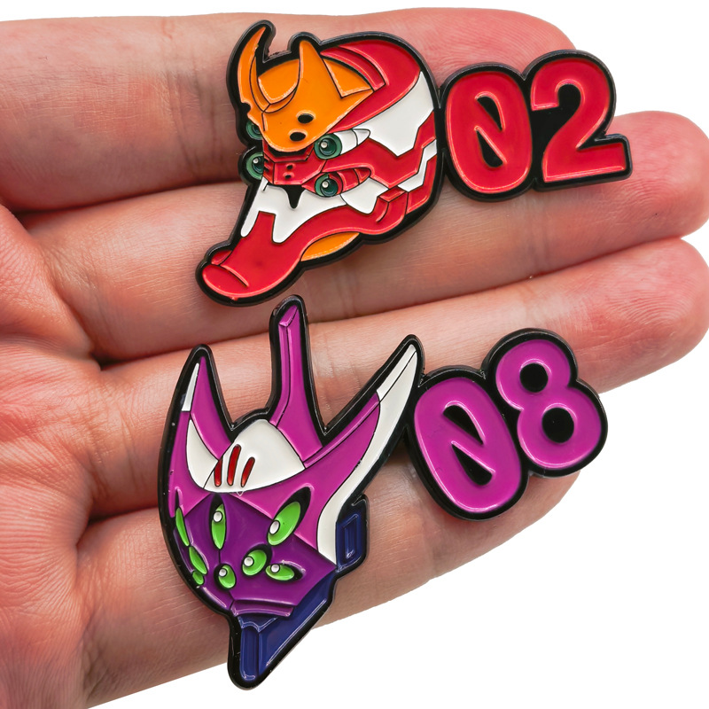 Broches Decorativos de Metal N - Evangelion Anime Merchandise avaliação e preço